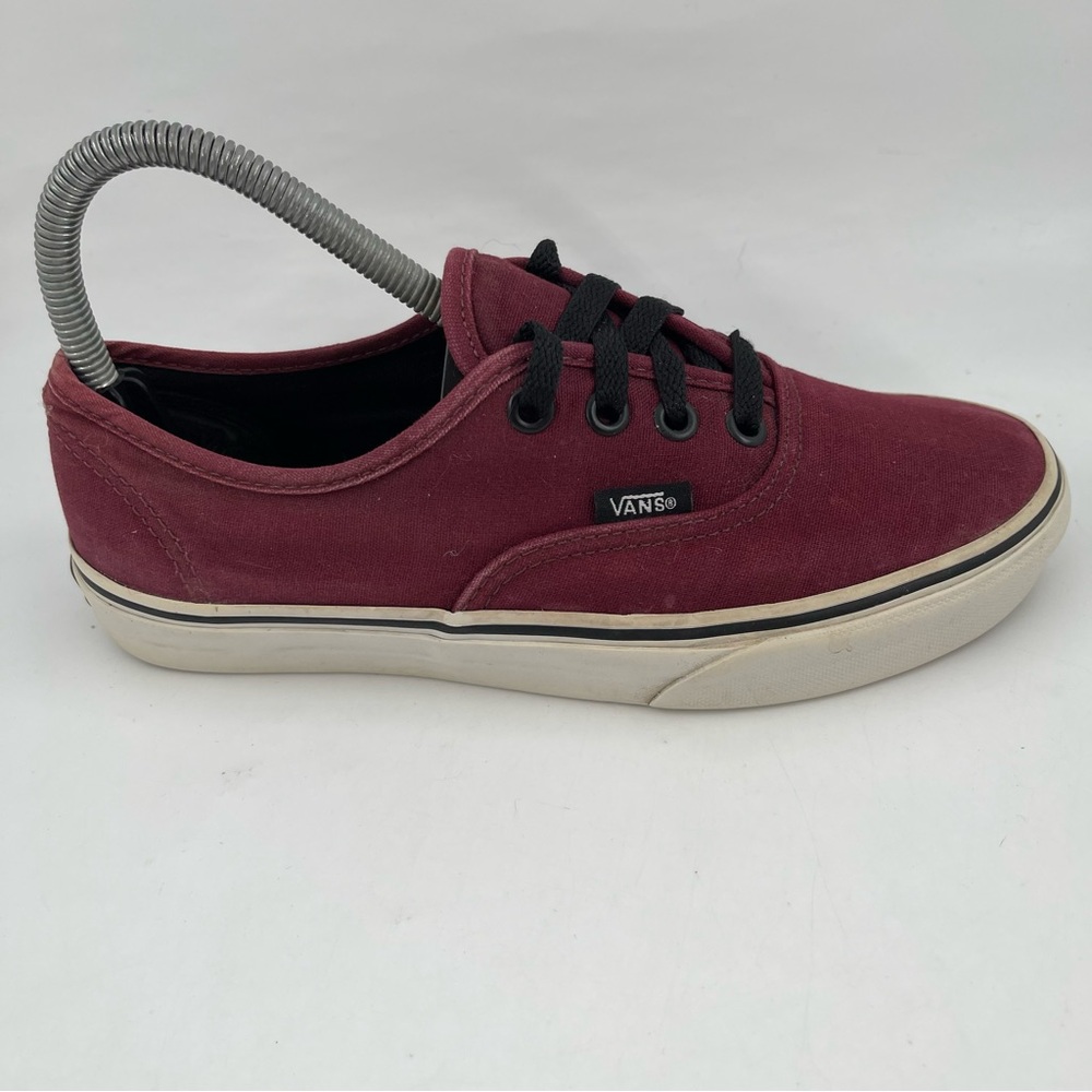 Vans Women’s Burgundy Canvas- SZ 6.5 -“Off the Wall” Skateboard Sneakers Shoes